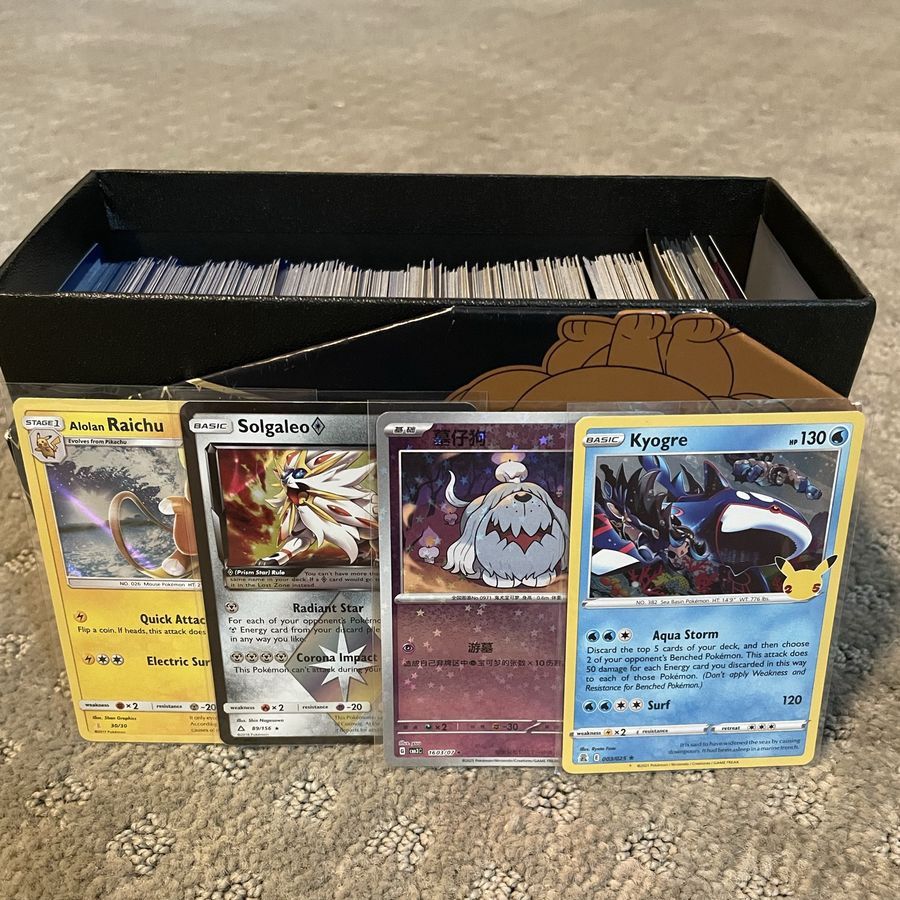 Pokémon box of only holos and reverse holos