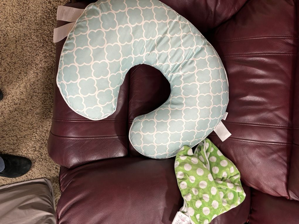 Boppy Pillow and Extra Cover