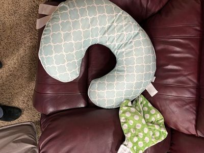 Boppy Pillow and Extra Cover