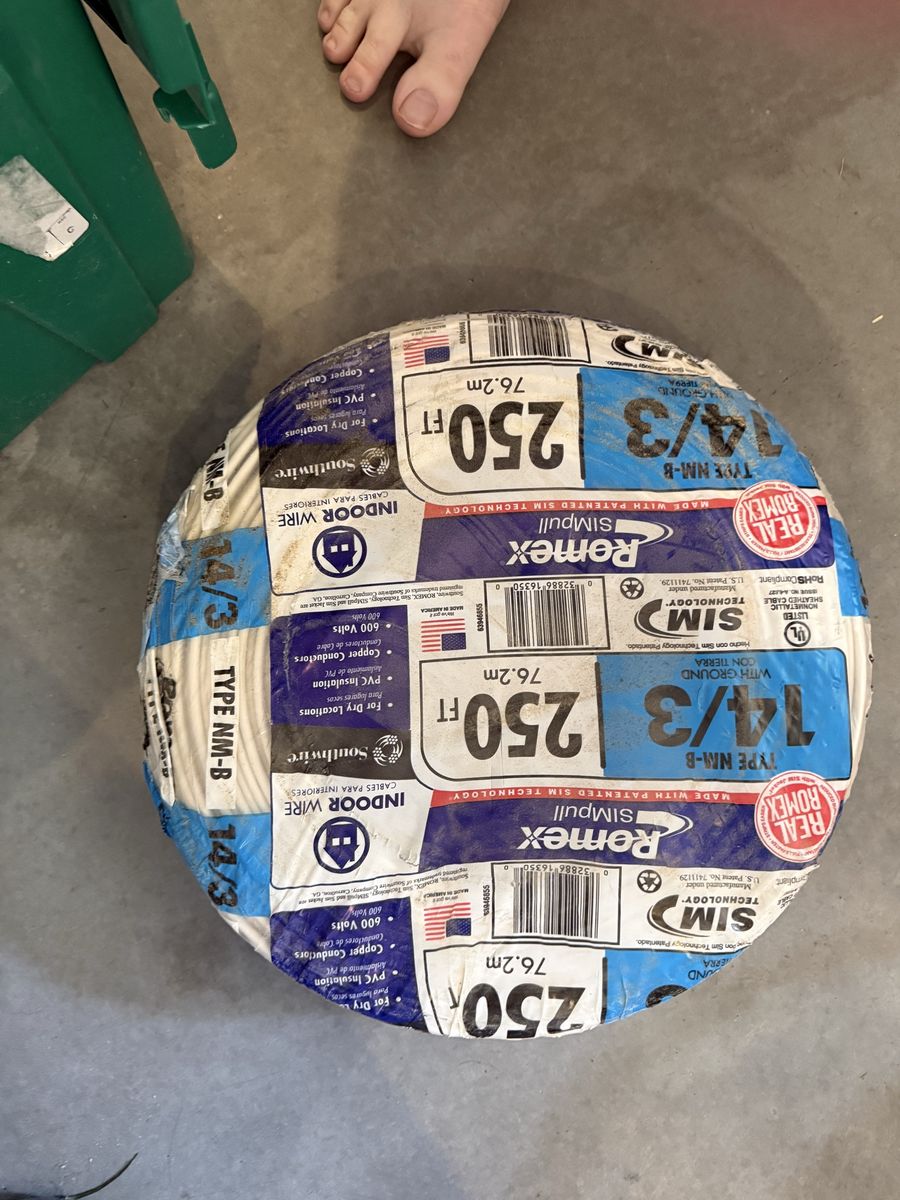 Romex 14/3 250ft unopened