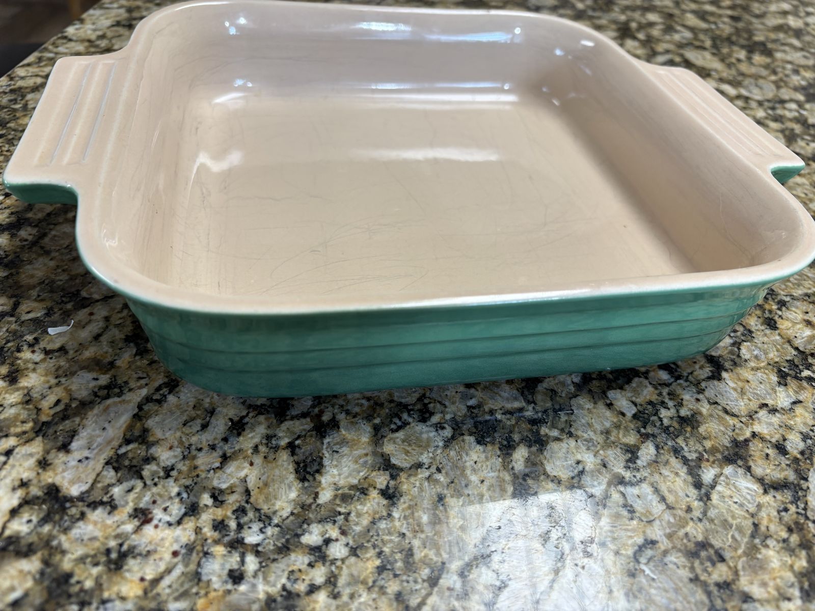 Le Creuset Stoneware Square Baking Dish Green Palm