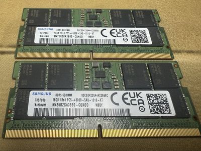 32GB Kit (2x 16GB) Samsung DDR5 Laptop RAM