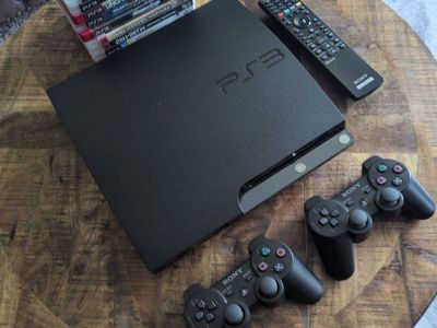 Sony PlayStation 3 PS3 Slim Console Bundle - 2 Controllers & 8 Games (Uncharted, Call of Duty, LittleBigPlanet)