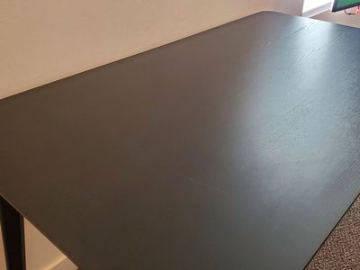 Black sturdy table