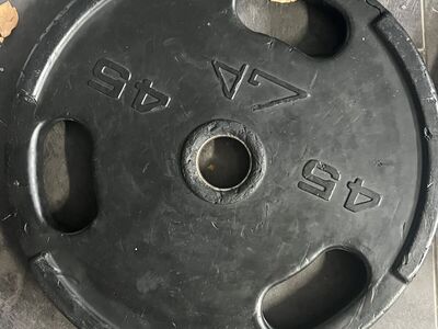 45 pound plates