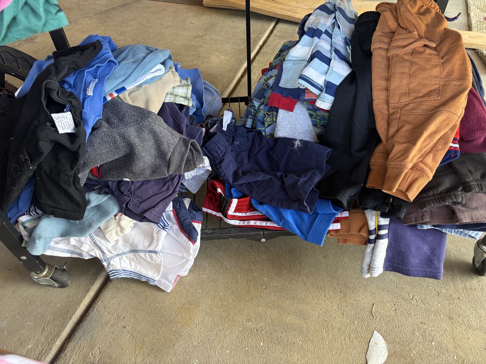 Assorted Toddler Clothing Lot Jackets Pants Shirts Shoes