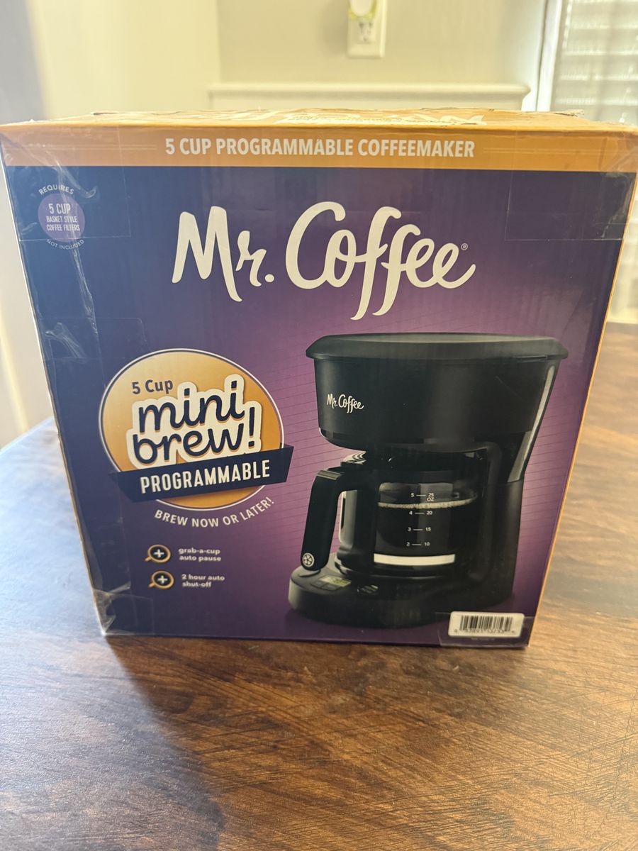 Mr Coffee 5 Cup Coffee Maker