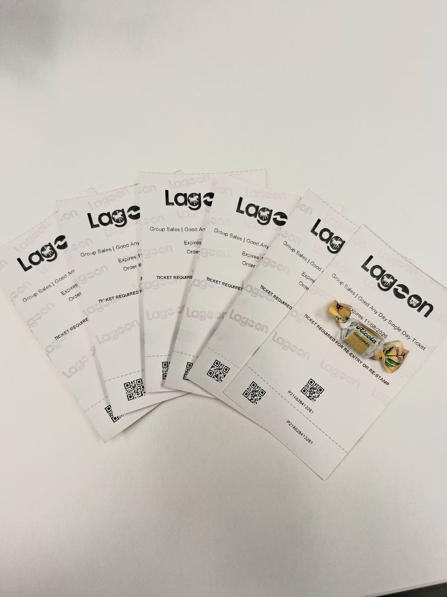 Lagoon tickets - Good for any day this season including Frightmares!