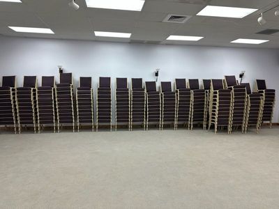 200 Commercial Padded Banquet Chairs Bulk Lot