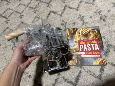 Imperia Italian Pasta Maker Machine Set + Cookbook (Complete)