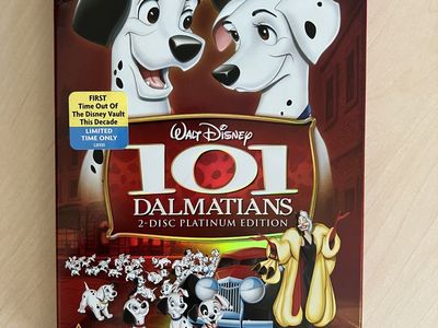 Disney DVD Lot of 4: 101 Dalmatians & The Lion King Platinum Editions, Dumbo, Flicka