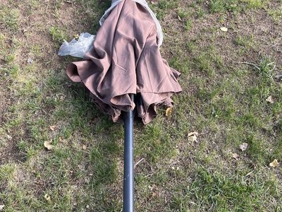 Brown Patio Umbrella with Pole