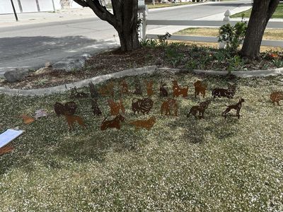Metal Yard Decorations