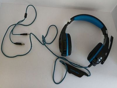Kotion Each G9000 Blue Pro Gaming Headset Wired 3.5mm PS4 PS5 Xbox PC - Fully Working