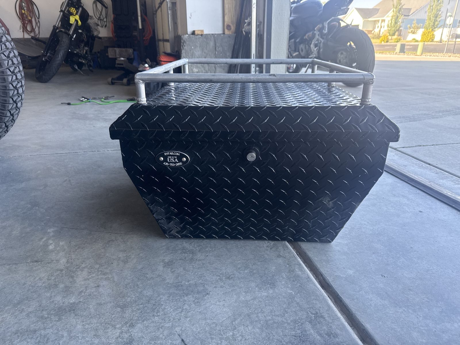 RZR storage box trunk rear bed
