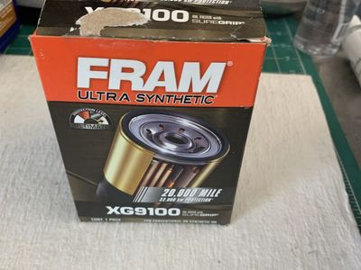 FRAM XG9100 Ultra Synthetic Oil Filter with SureGrip - 20,000 Mile Protection