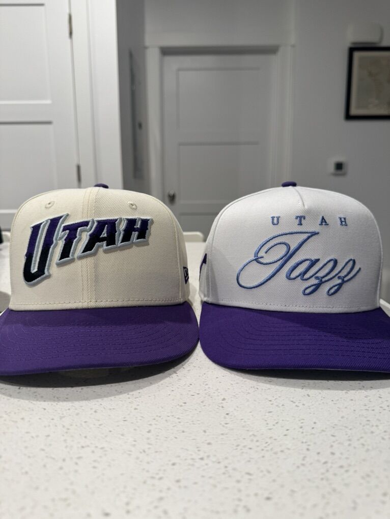 Utah Jazz Fitted Hats (New Era 59FIFTY/AFrame)OBO