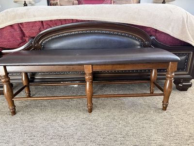 Leather Bench