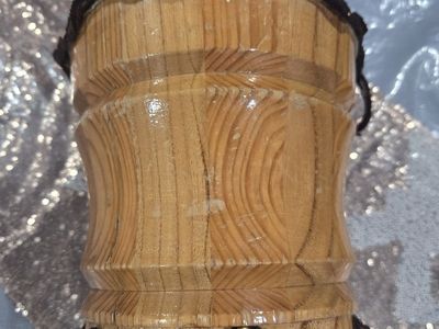 Handmade Wooden Bongo Drum Small Percussion Instrument