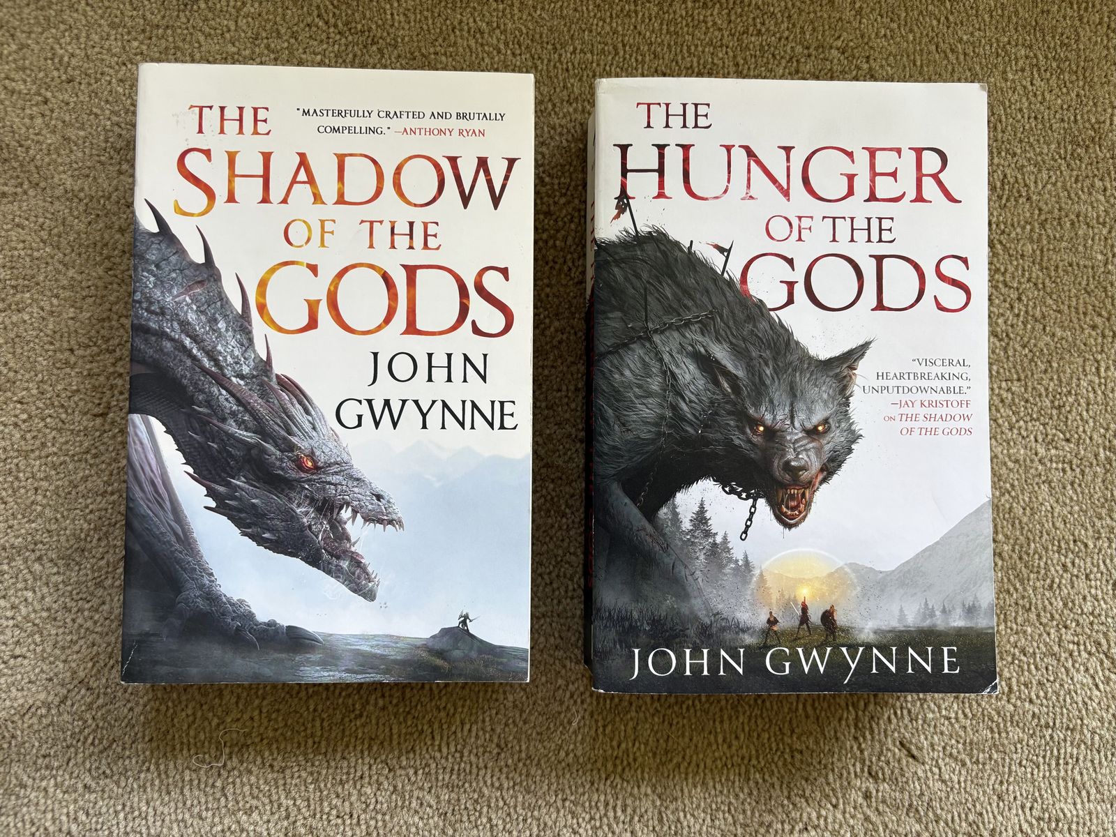 The Bloodsworn Saga, Books 1 & 2, by John Gwynne (paperbacks)