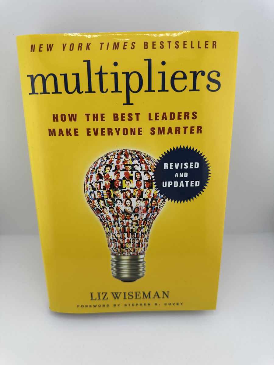 Multipliers Liz Wiseman Revised Updated HC Leadership Business Book Covey