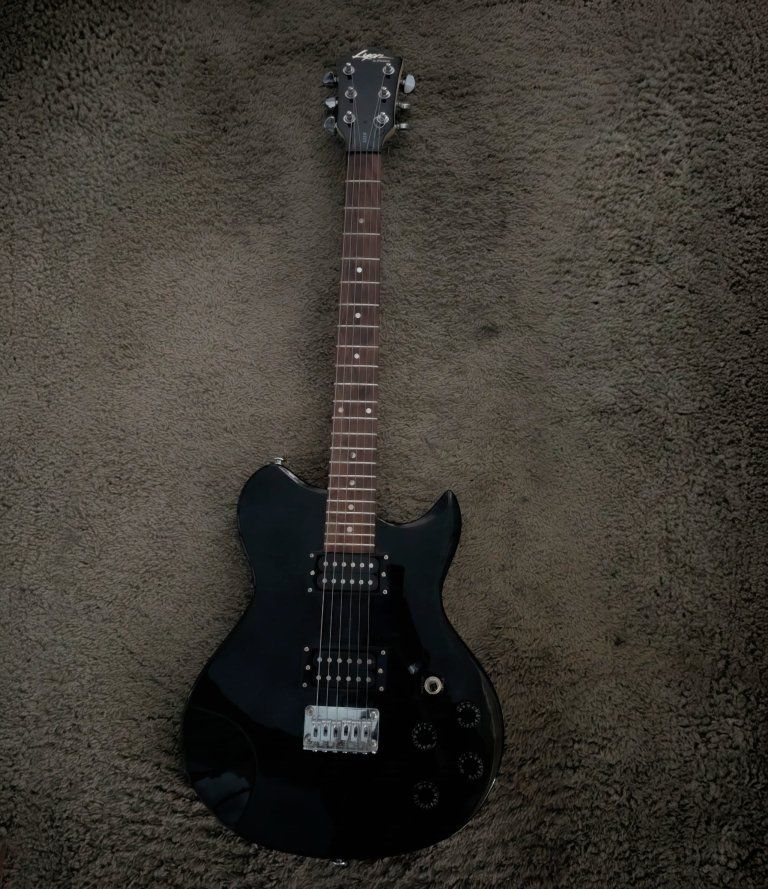 Lyon by Washburn Electric Guitar Black
