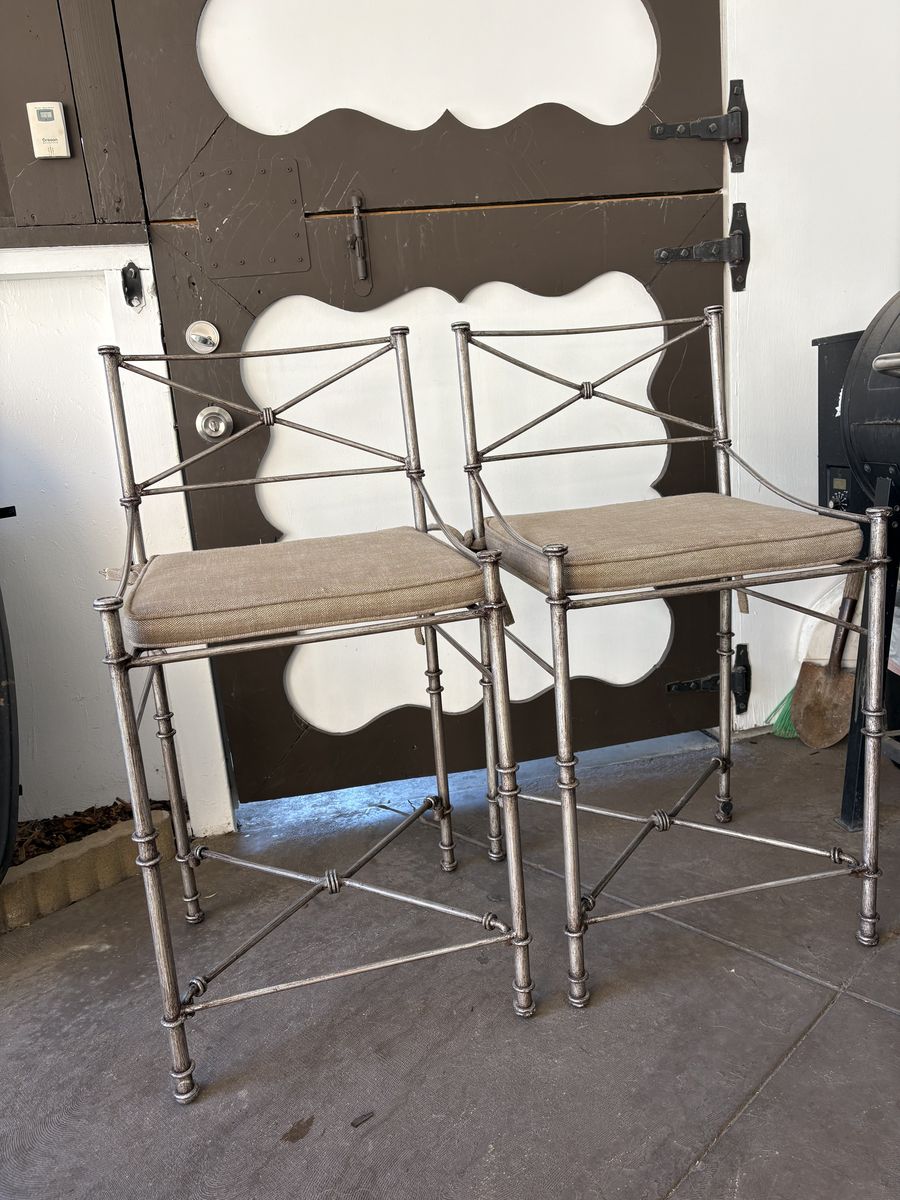 2 Pottery Barn Stools