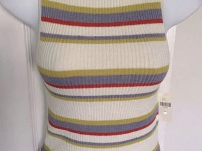 Anthropologie Linen blend knit tank NWT! Sz M