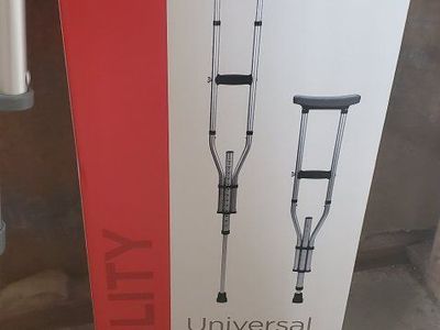 Equate Universal Crutches for Youth and Adult - Adjustable Mobility Aid