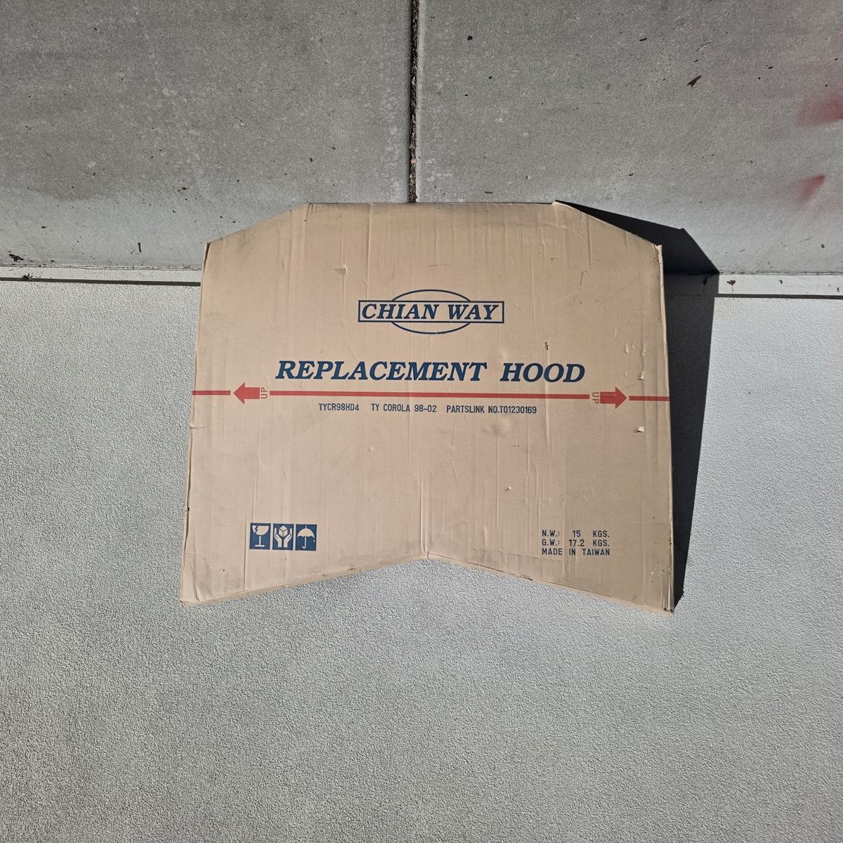 Hood - 1998-2002 Toyota Corolla