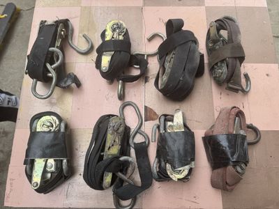 8 Ratchet Strap W/Wire J Hook