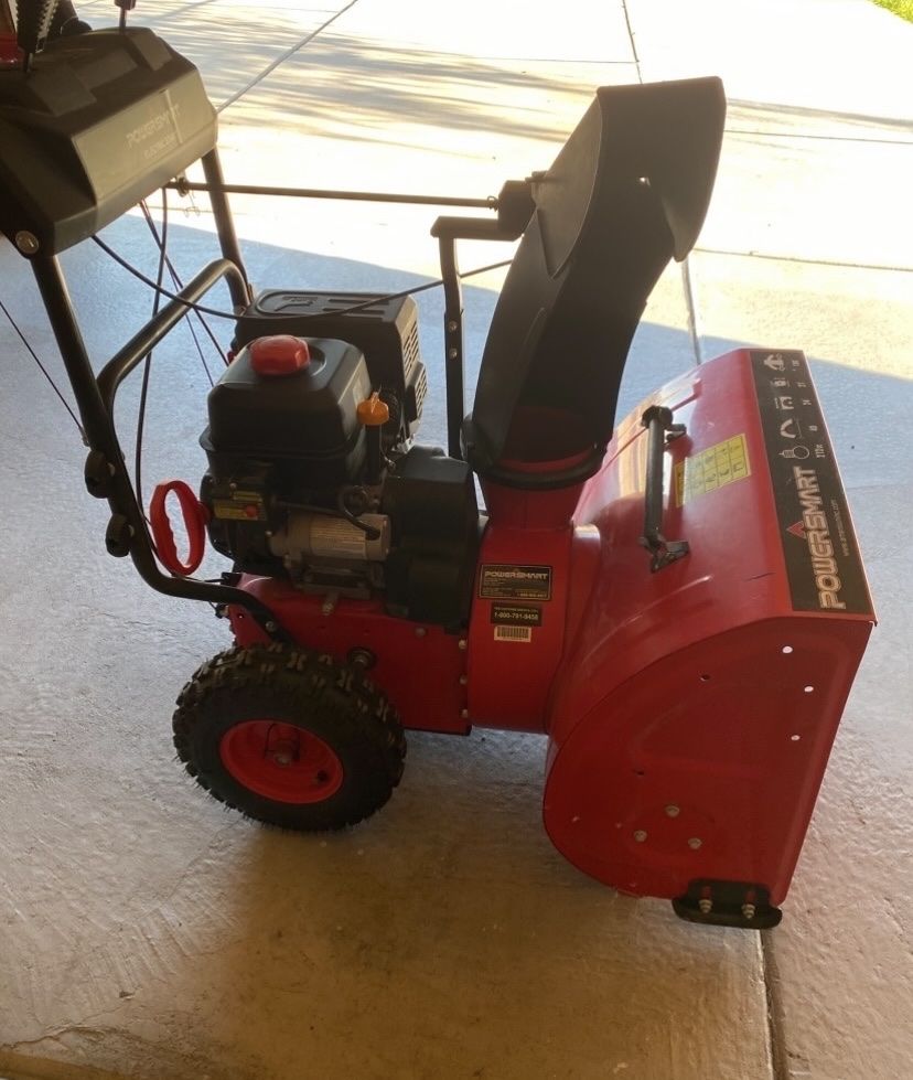 Snowblower Gas, Self Propelled 2 Stage Snow Blower 212cc Engine Push Button Start