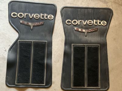 Corvette floor mats
