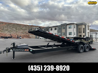 RawMaxx 8.5X26 16K FYH LOWPRO FULL TILT Equipment Trailer