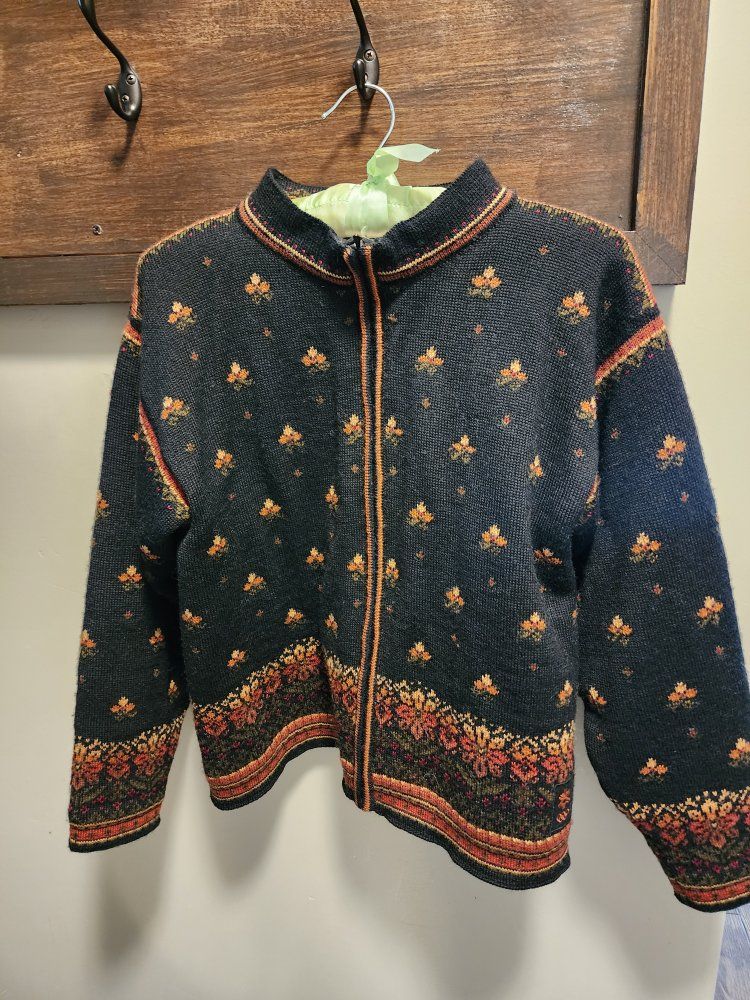 Dale of Norway Women's Lined Sweater Coat from the 2002 Salt Lake City Olympics