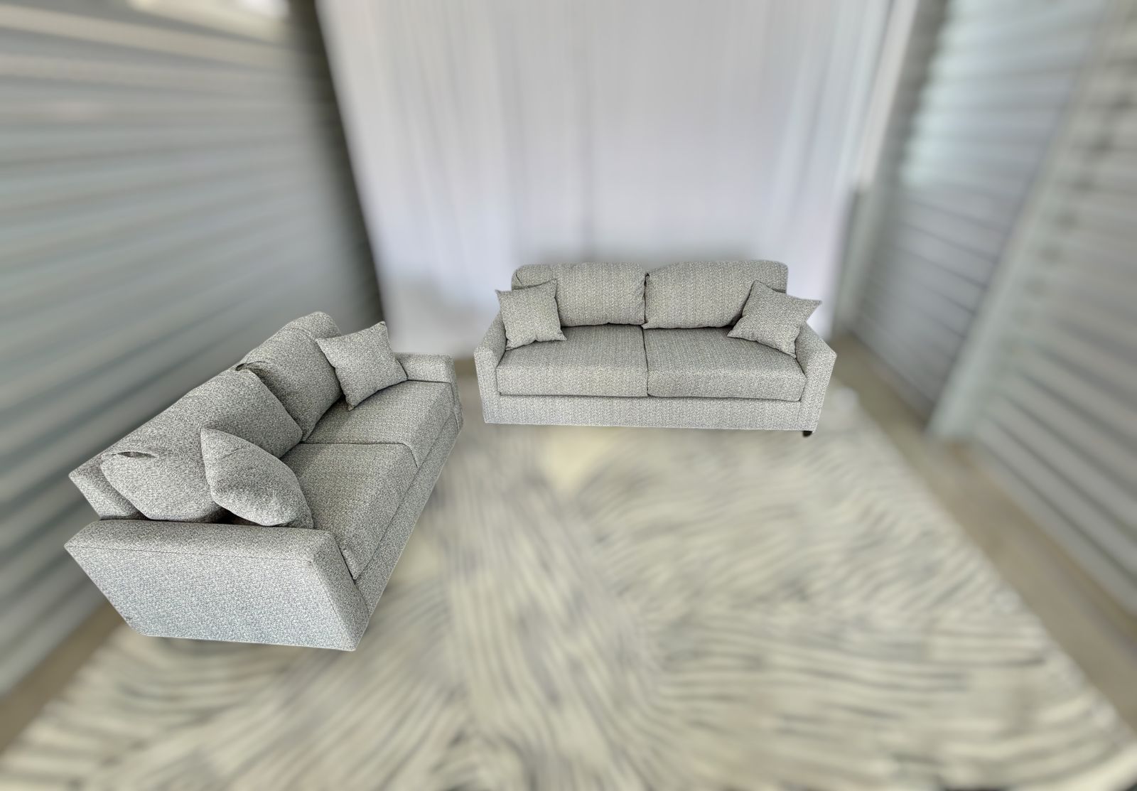 Sofa + Loveseat Set – Brand New