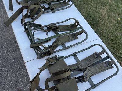 Military ALICE Pack Frames (Set of 3) - Olive Green External Backpack Frames