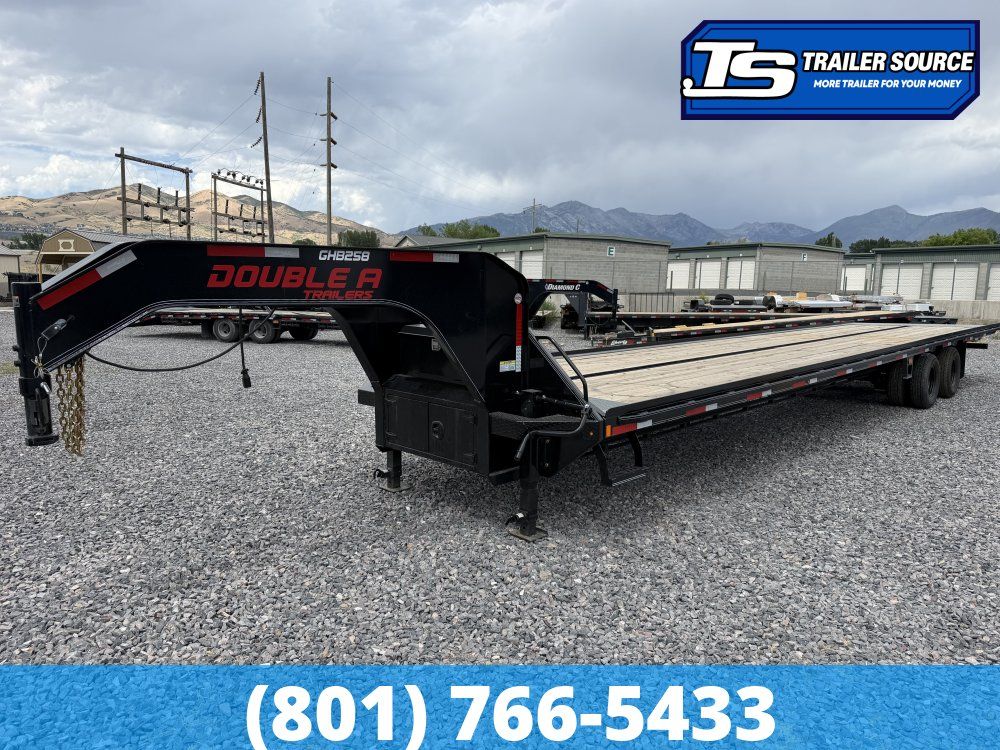 8.5x40 Double A Pro Series GHB Full Tilt w/ Container Pkg Trailer - 25.9K GVWR - 12k Axles