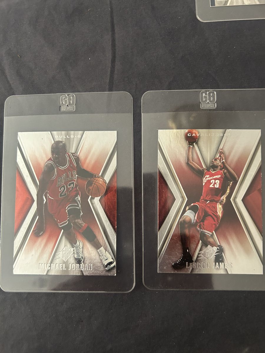 2005 Micheal Jordan and LeBron James Spx combo