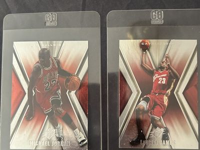 2005 Micheal Jordan and LeBron James Spx combo