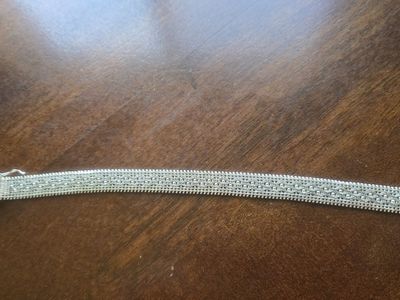 Imperial Silver Diamond-Cut & Polished Bead Sterling Bracelet