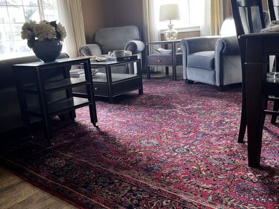 Karastan 16’x11’Wool Area Rug w/ pad Traditional Persian Design