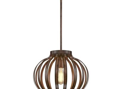 Farah 1-Light Barnwood Pendant