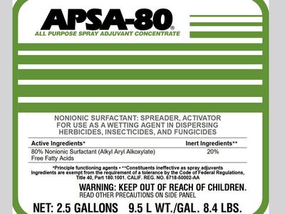2.5Gal ASPA-80 ALL PURPOSE SPRAY ADJUVANT CONCENTRATE Nonionic Surfactant