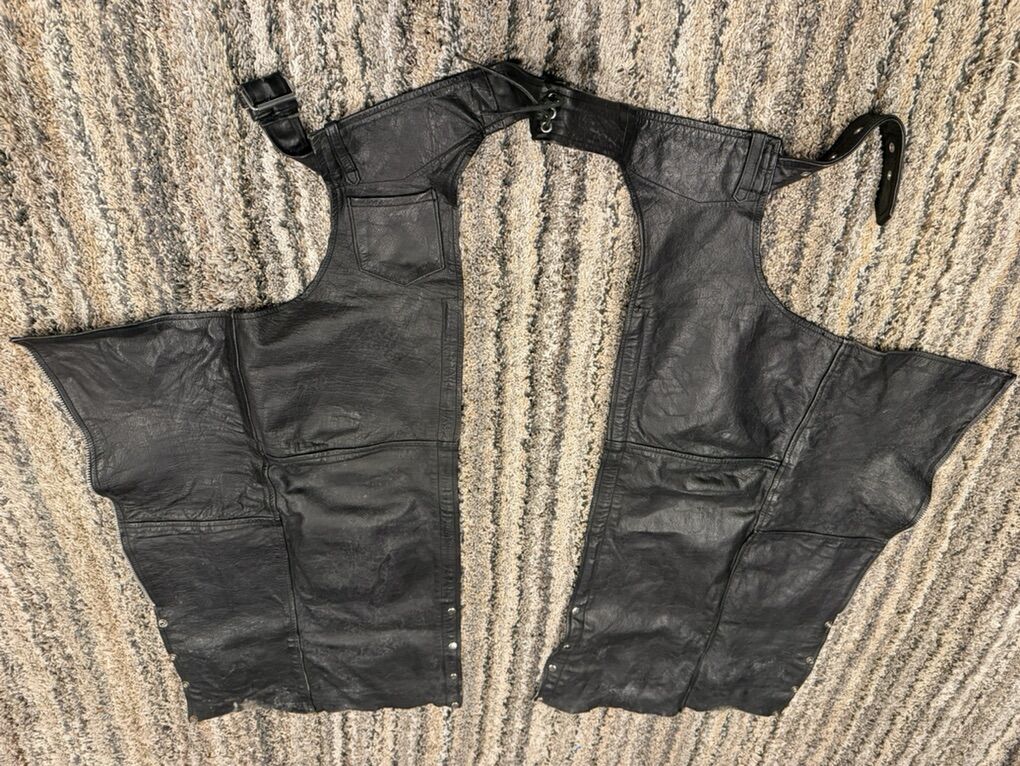 Leather Riding Chaps