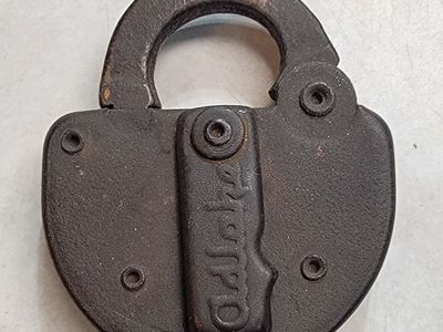 Old Utah Power & Light Padlock by Adlake