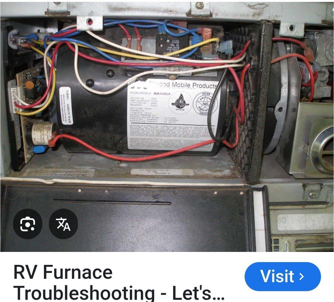 RV Furnace and Water heater Service Repairs Parts