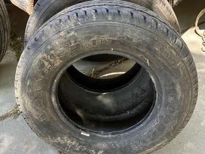Set of 2 Goodyear wrangler ht tires