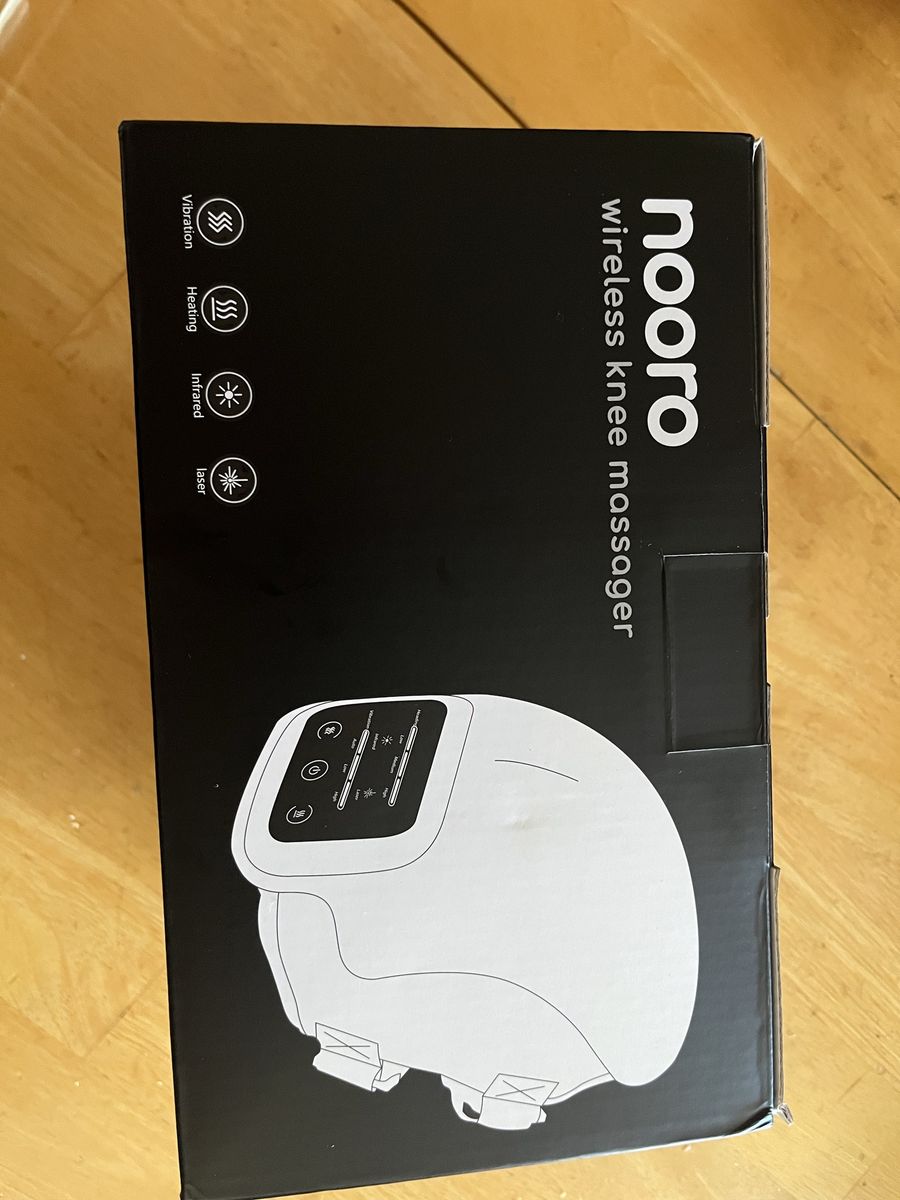 Nooro Wireless Knee Massager with Heat, Vibration, Infrared & Laser Therapy