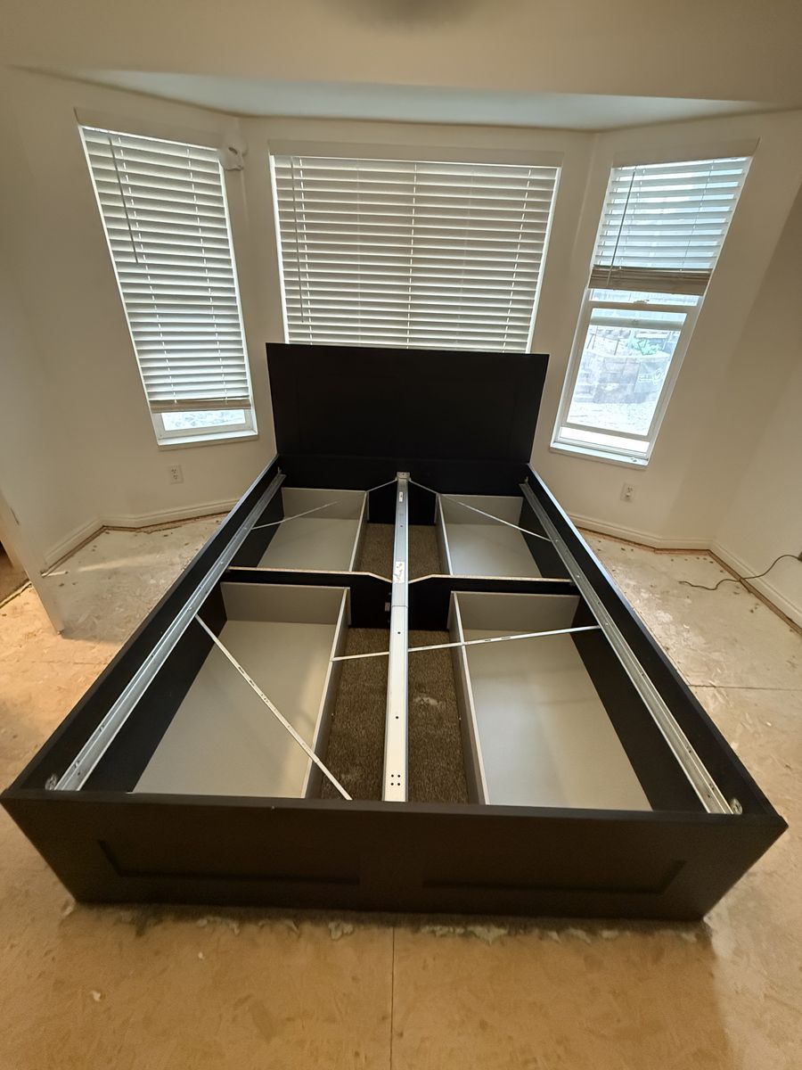 IKEA Queen Bed Frame (Skorva)